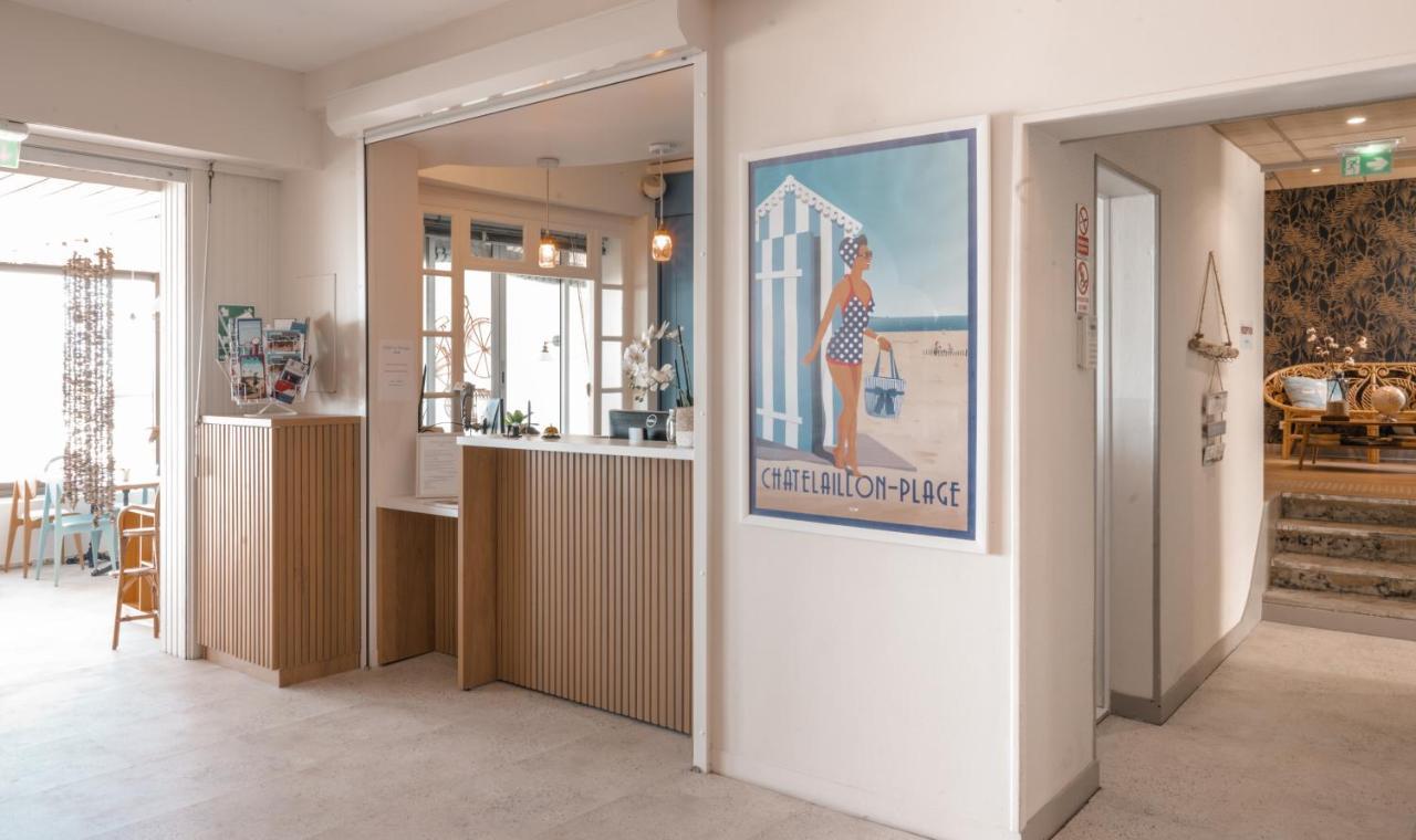 Hôtel Le Rivage vue sur mer - LOGIS - Châtelaillon-plage Buitenkant foto